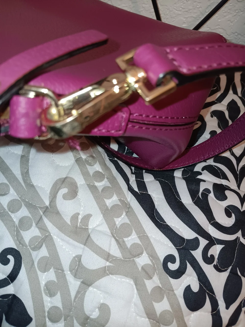 kate spade Preloved burgundy bow satchel
